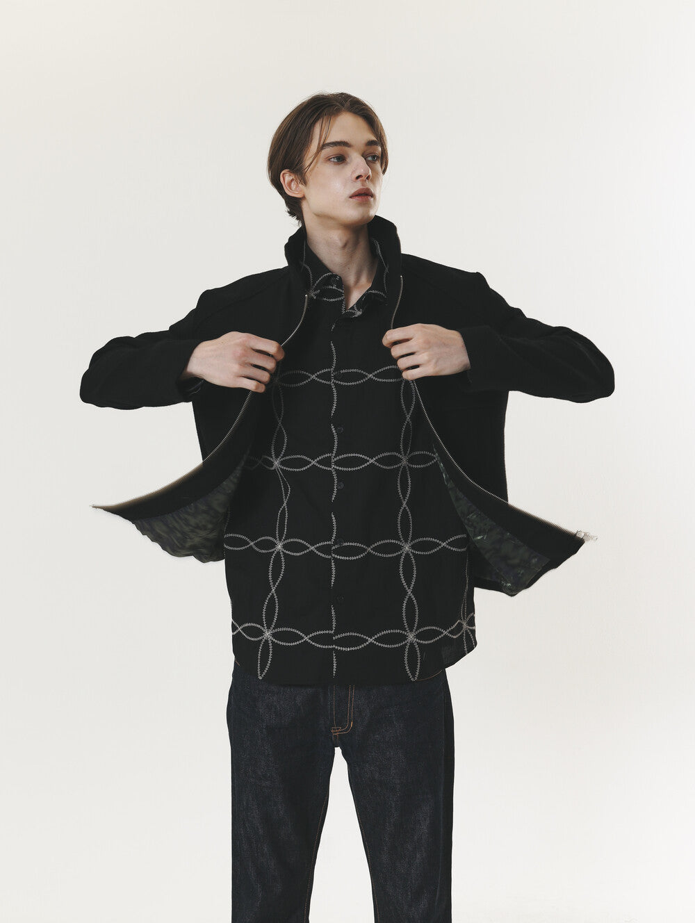 WOOL LIGHT JUMPER BLACK