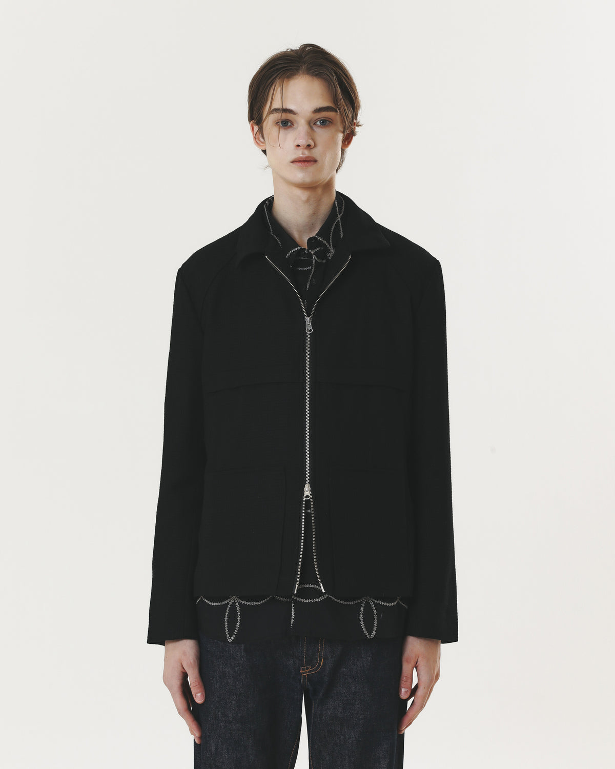 WOOL LIGHT JUMPER BLACK