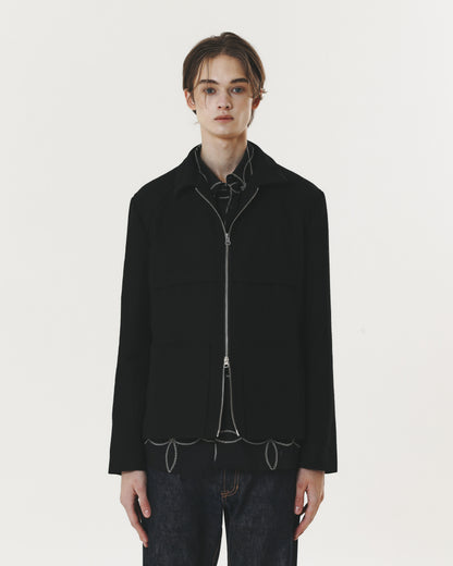 WOOL LIGHT JUMPER BLACK