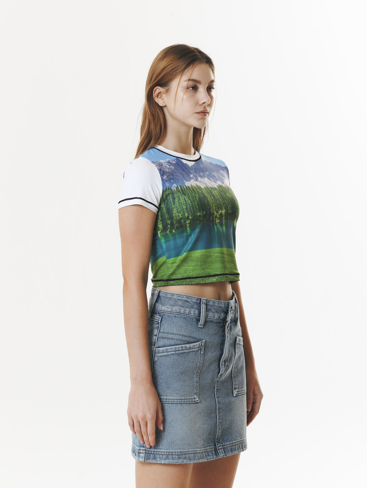 PRINT SHORT SLEEVE CROP T-SHIRT_[FIELD]