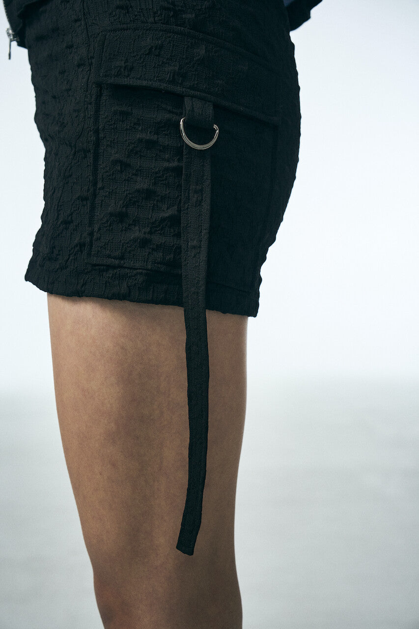 STAR POCKET SKIRT_BLACK