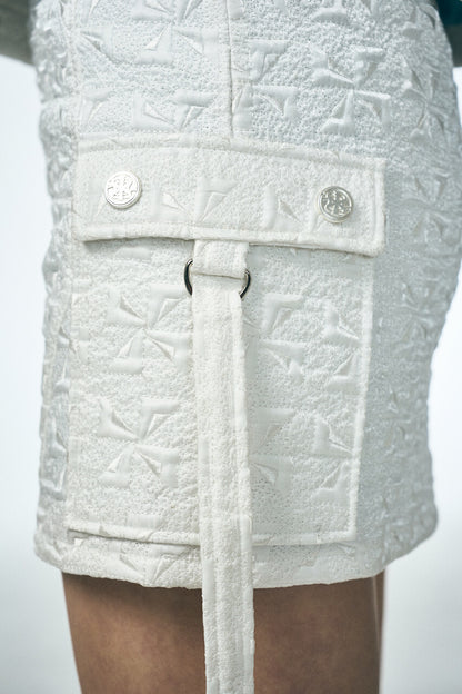 SNOW FLOWER POCKET SKIRT