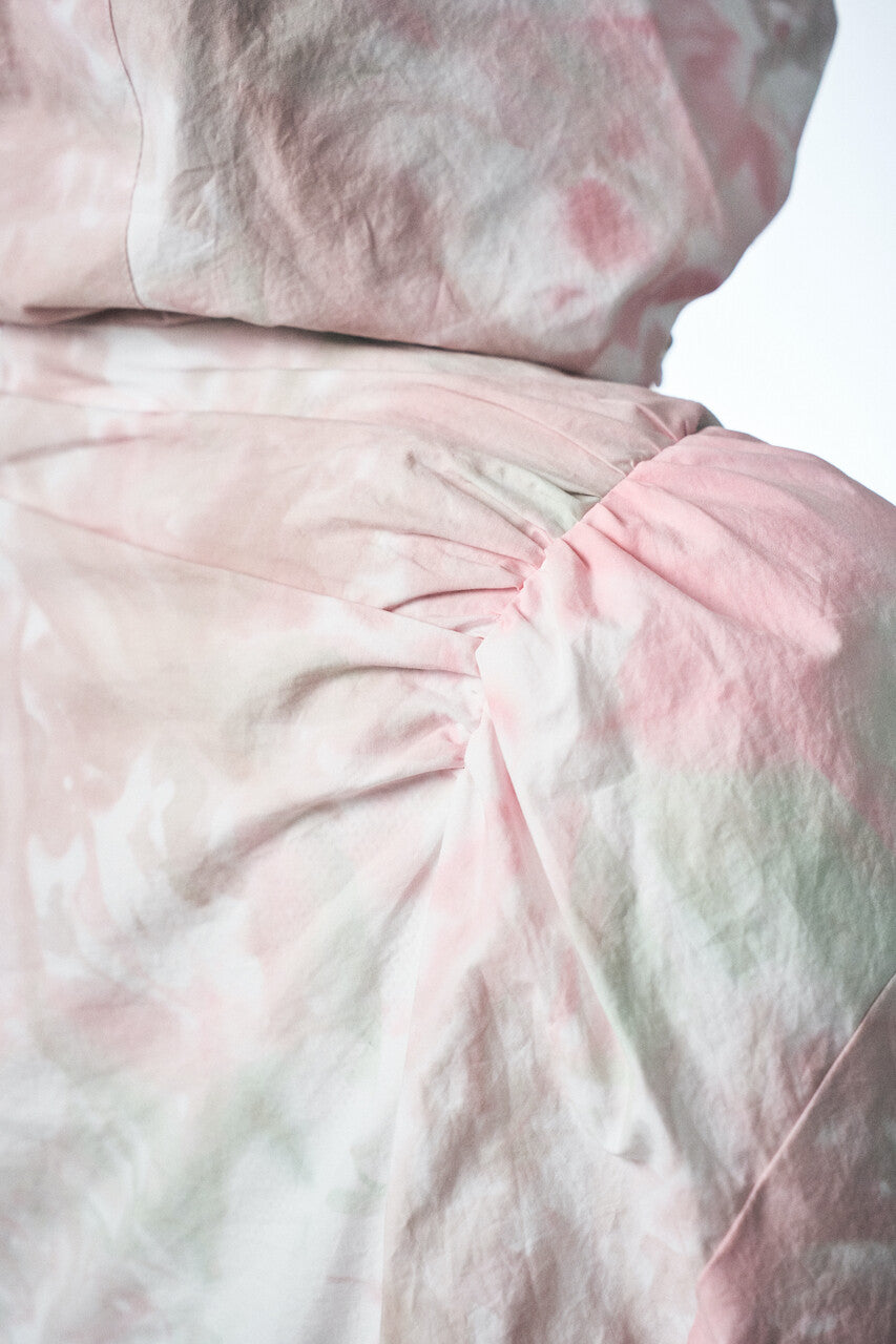 SHIRRING HOOD JUMPER_PINK