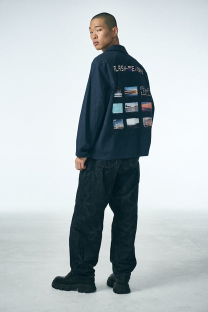REWIND COACH JACKET_NAVY