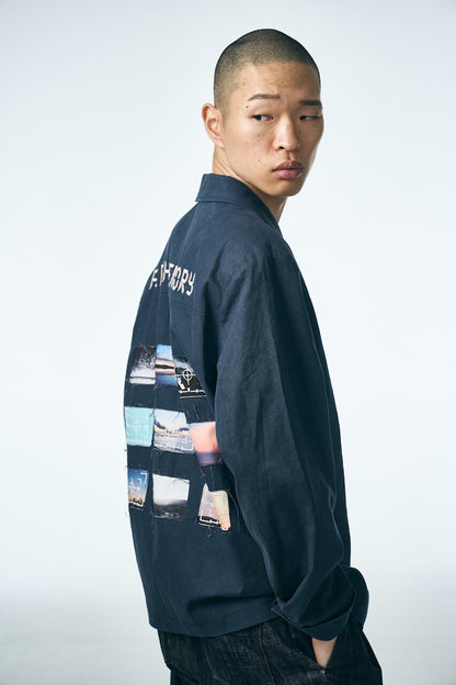 REWIND COACH JACKET_NAVY