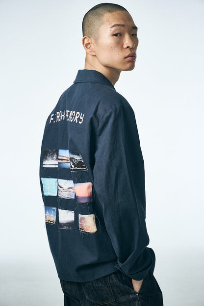 REWIND COACH JACKET_NAVY