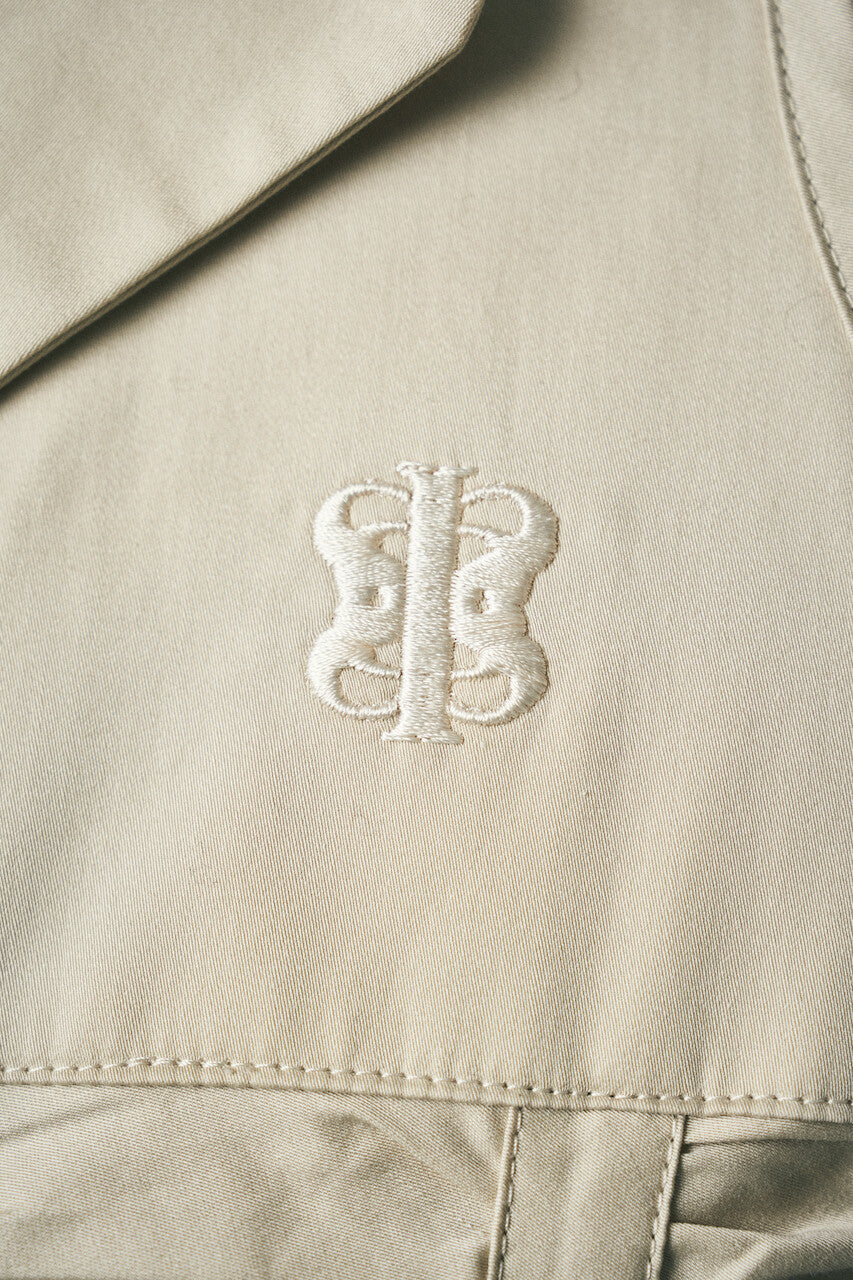 333 SHIRRING SLEEVELESS SHIRT_BE
