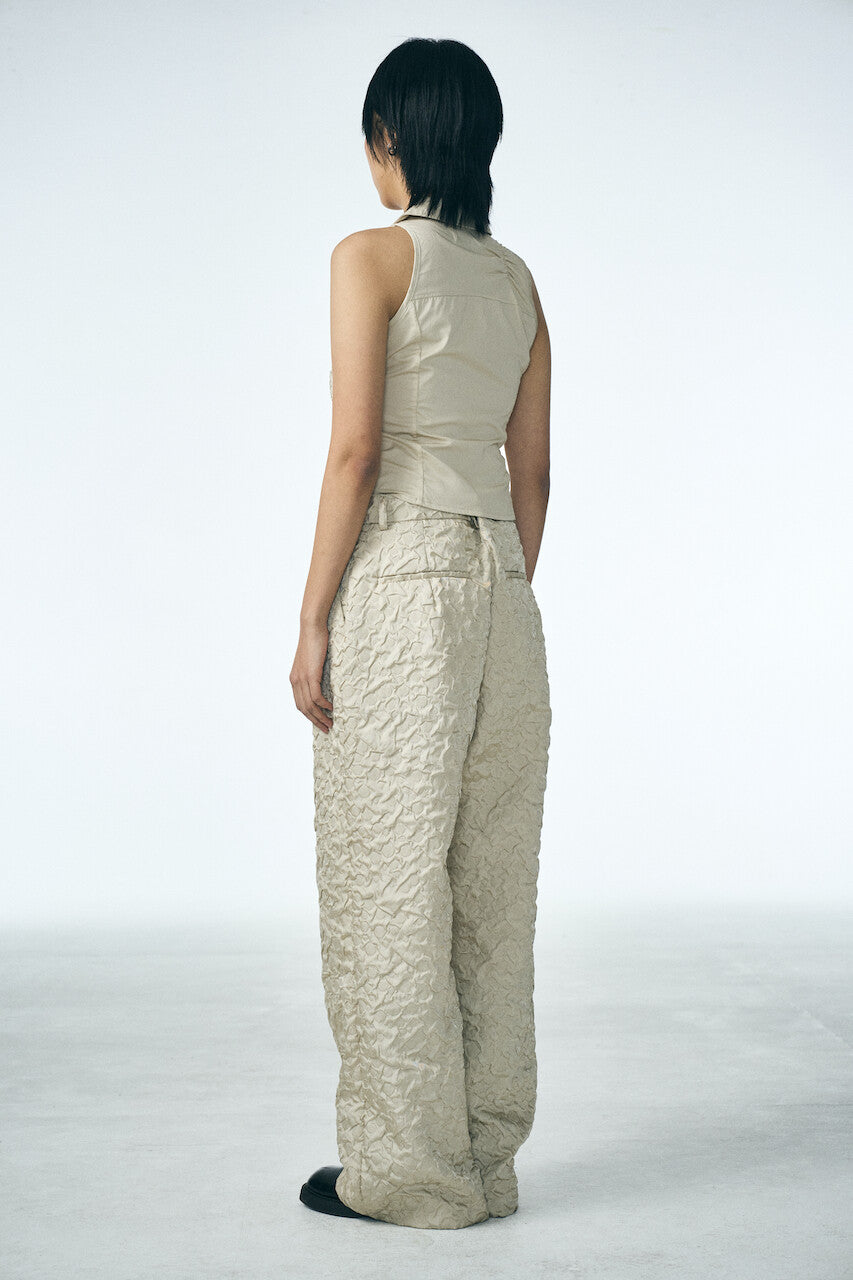 333 SHIRRING SLEEVELESS SHIRT_BE