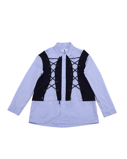 [PEGLEG X PHENOMENONSEEPER] CORSET DRESS SHIRT