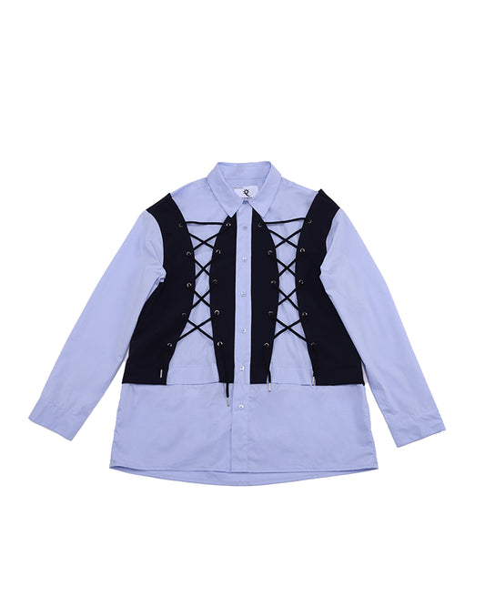 [PEGLEG X PHENOMENONSEEPER] CORSET DRESS SHIRT