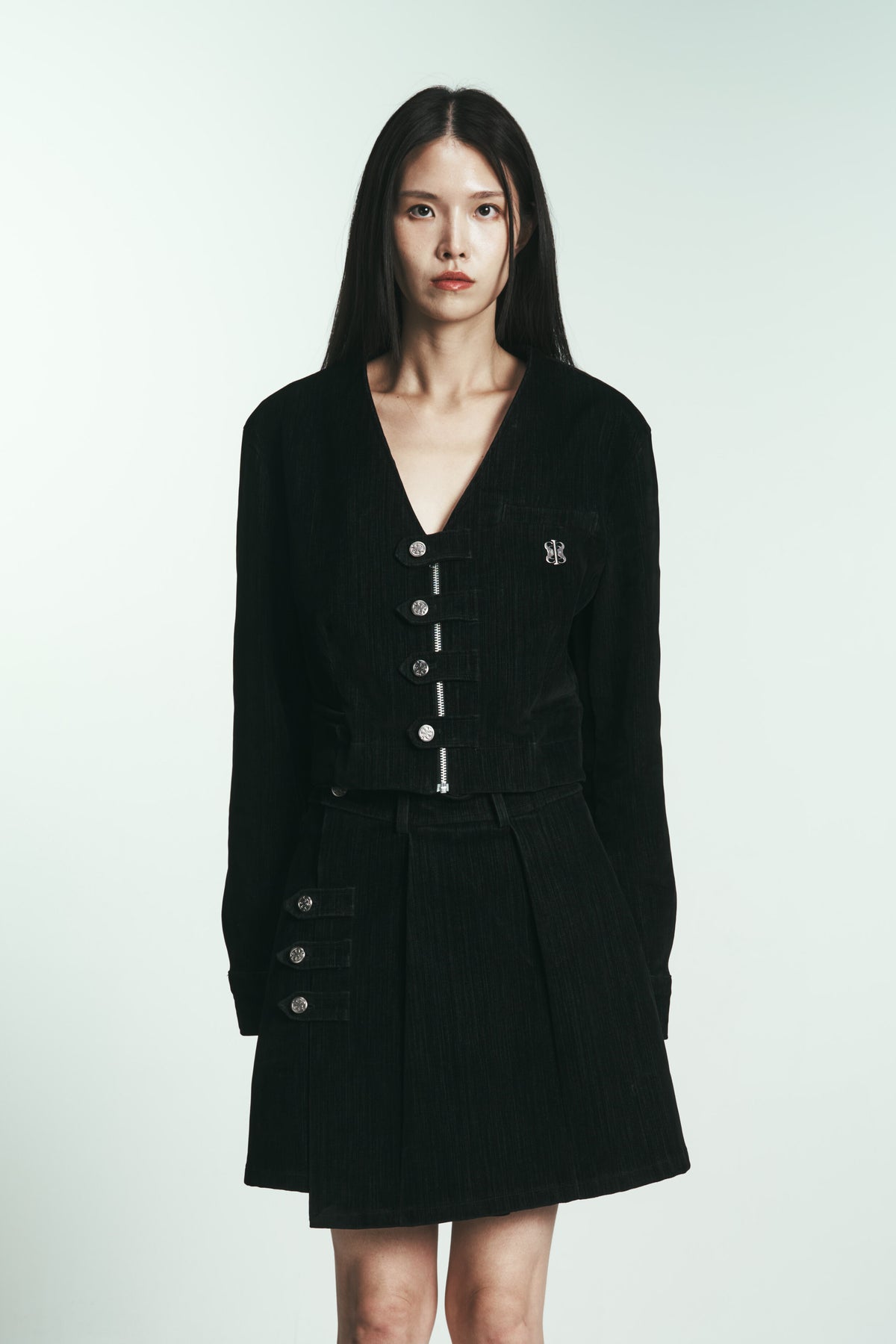 DENIM VELVET JACKET