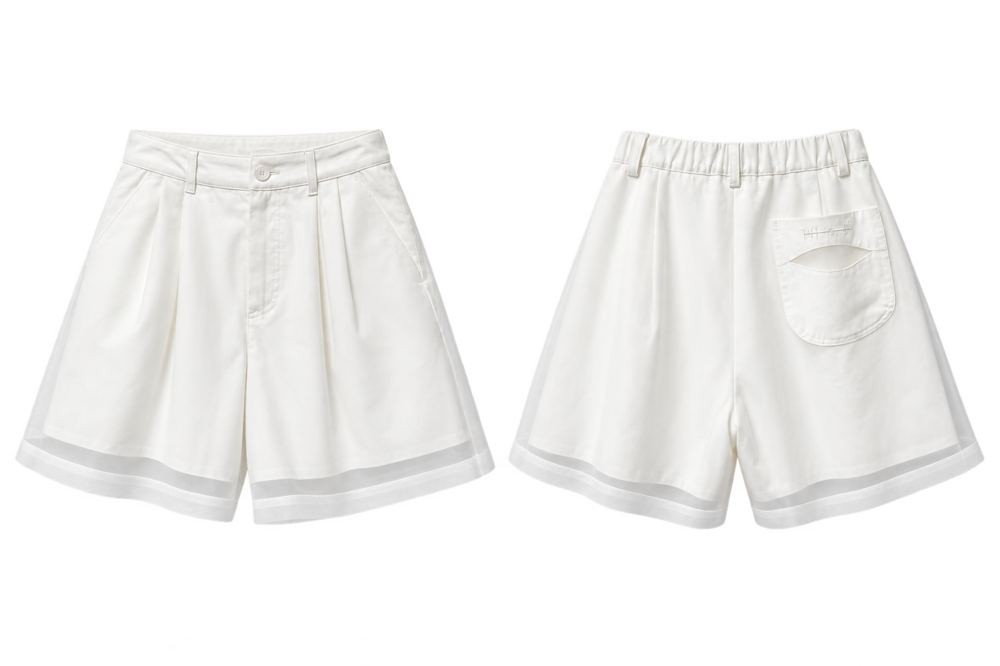ORGANZA INTERSTICE SHORTS