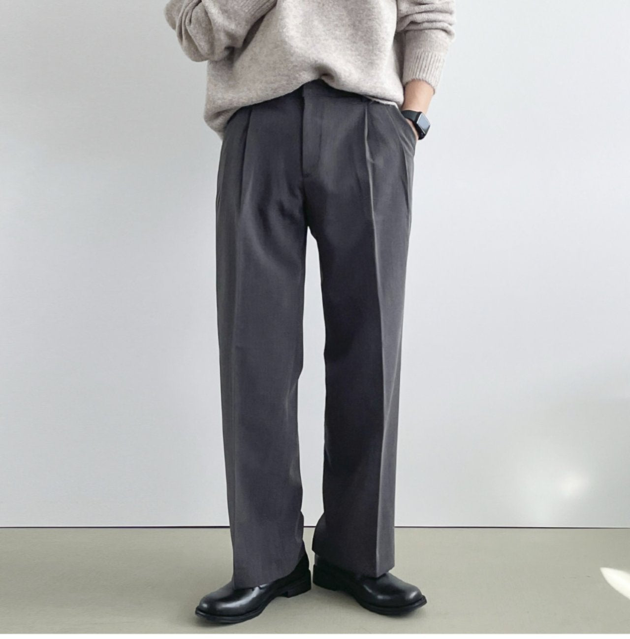 Robin Two-tuck Wide Slacks