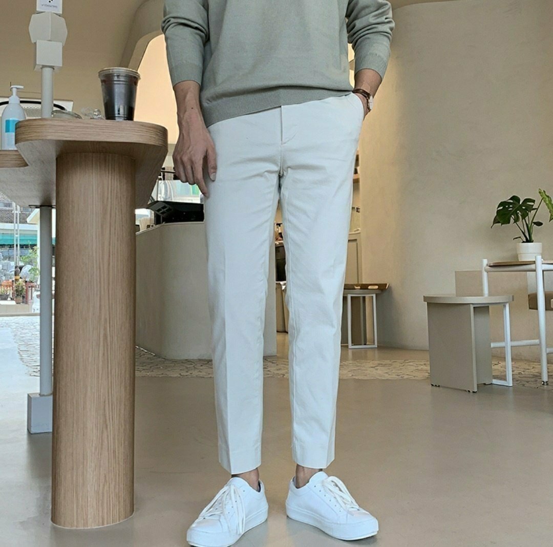 Row Washing Cotton Pants