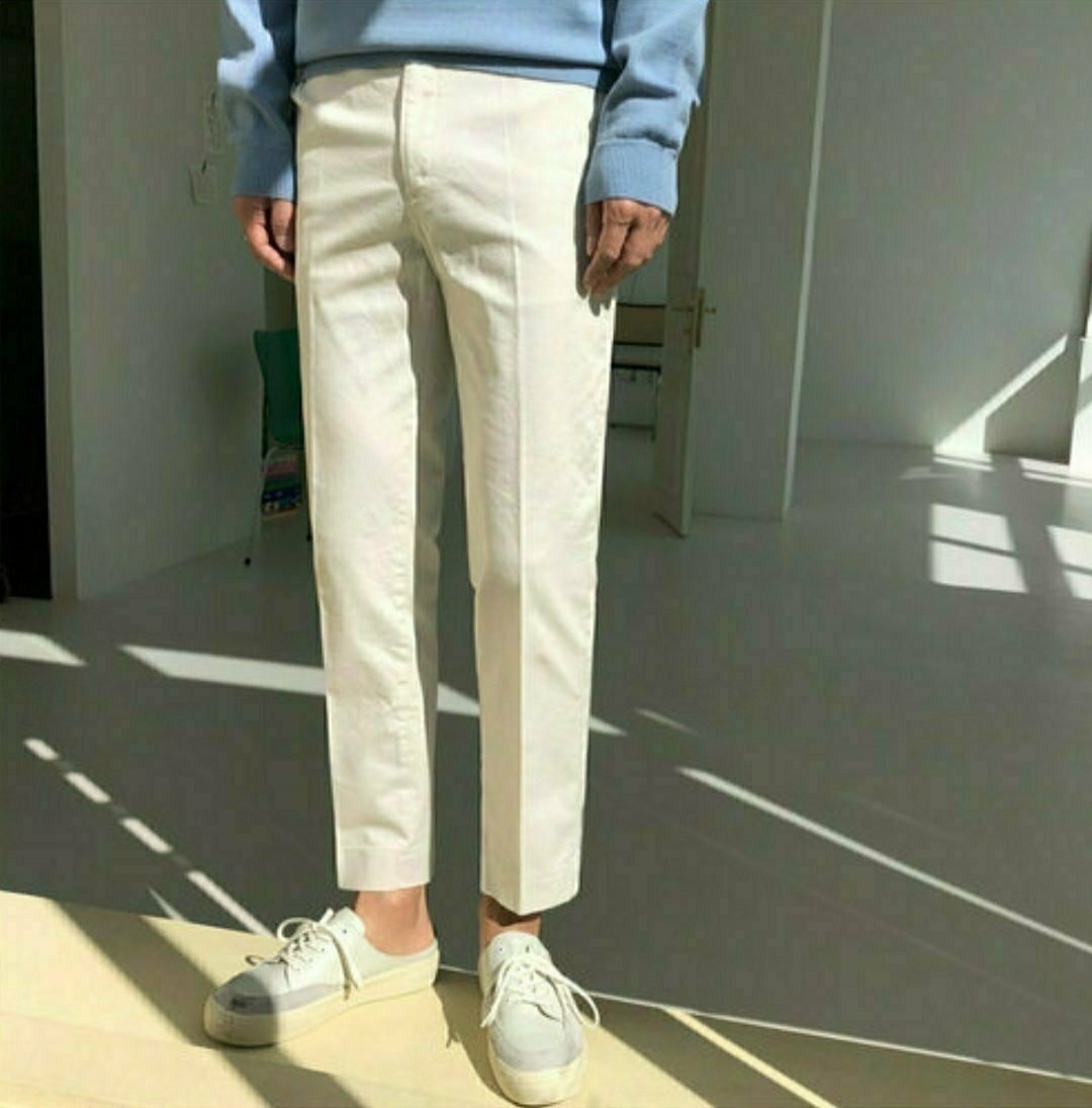 Row Washing Cotton Pants
