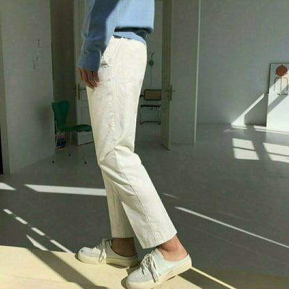 Row Washing Cotton Pants