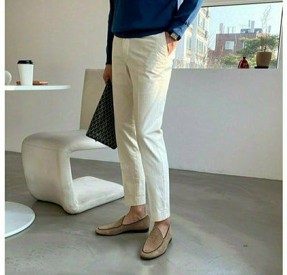 Row Washing Cotton Pants