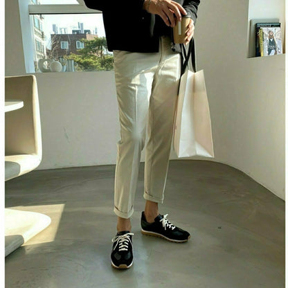 Row Washing Cotton Pants