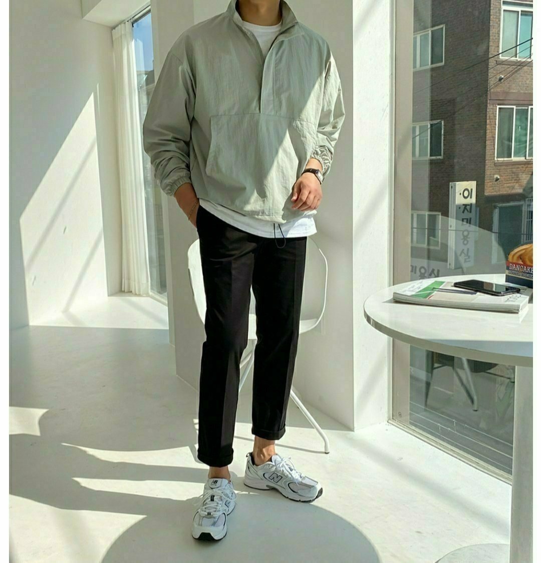 Row Washing Cotton Pants