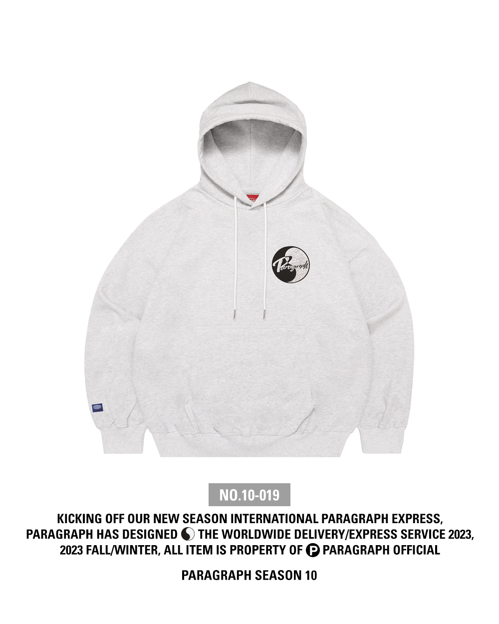 パラグラフ PARAGRAPH SEASON 10-019】YIN YANG GEM STONE HOODIE