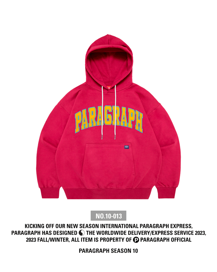 [Paragraph PARAGRAPH SEASON 10-013] APPLIQUE LOGO HOODIE