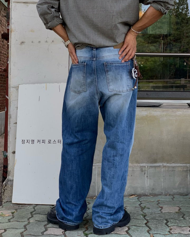 Wide Denim Pants