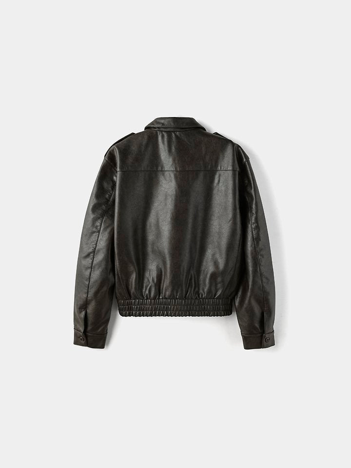 Fog Vintage Leather Jacket 4