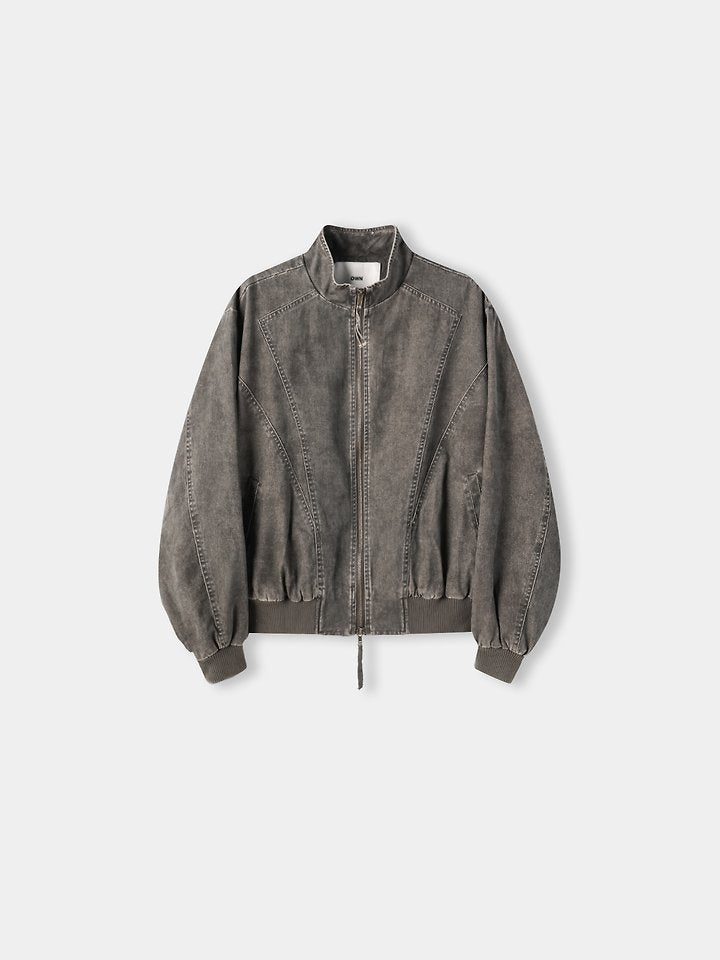 K Vintage Washed Cotton Denim Jacket 2