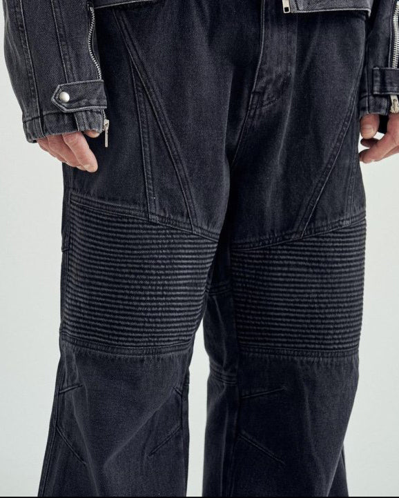 Biker Denim Pants