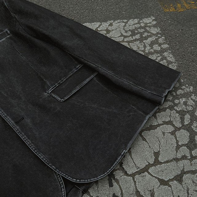 Move Vintage Leather Blazer detail