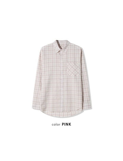 Sheer Over Check Shirts