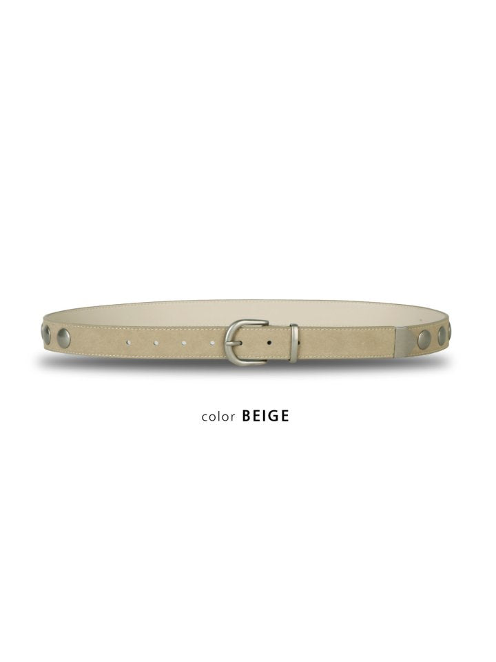 Noble Stud Leather Belt