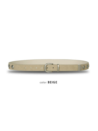 Noble Stud Leather Belt
