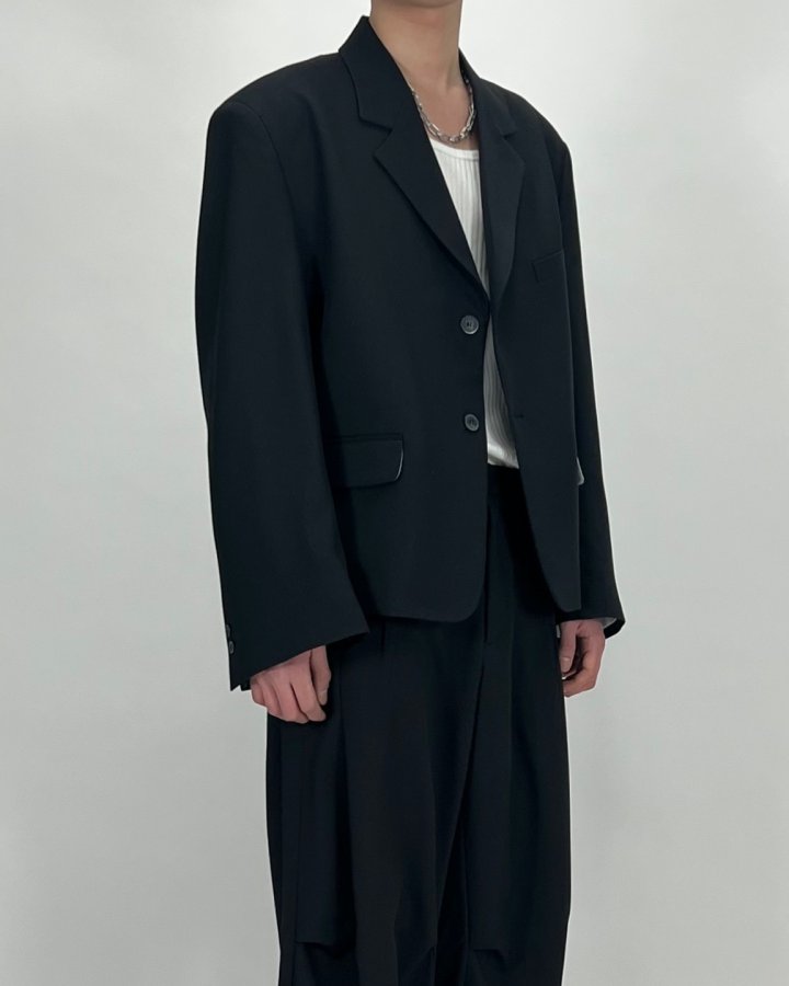 Pleat Cropped Jacket