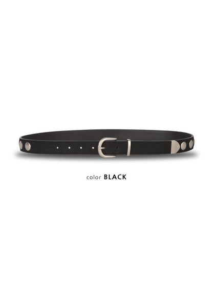 Noble Stud Leather Belt
