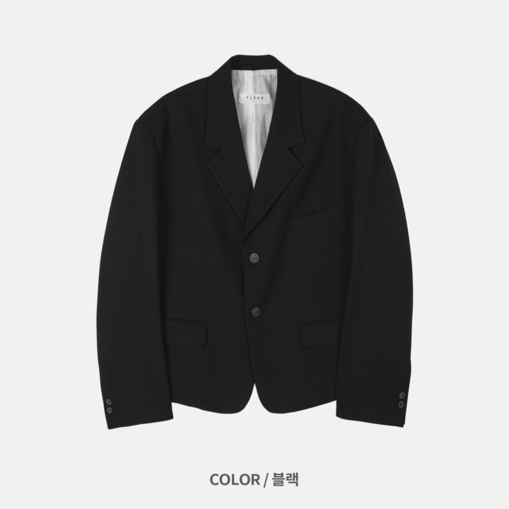 Pleat Cropped Jacket