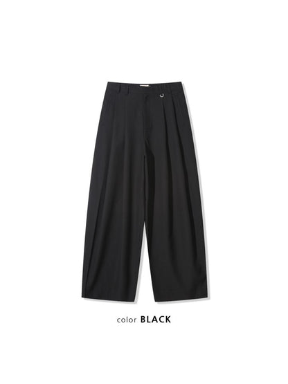 Two-Tuck Wide Slacks Pants