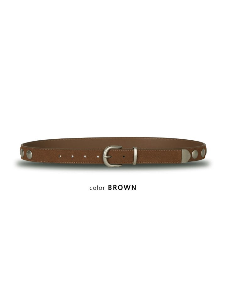 Noble Stud Leather Belt