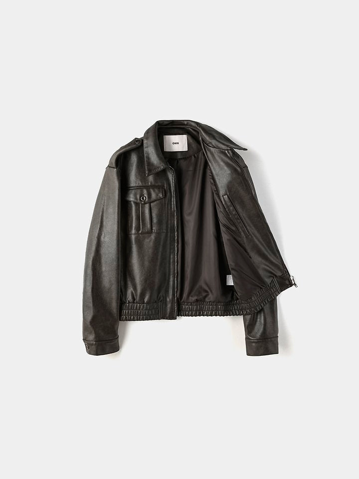Fog Vintage Leather Jacket 3