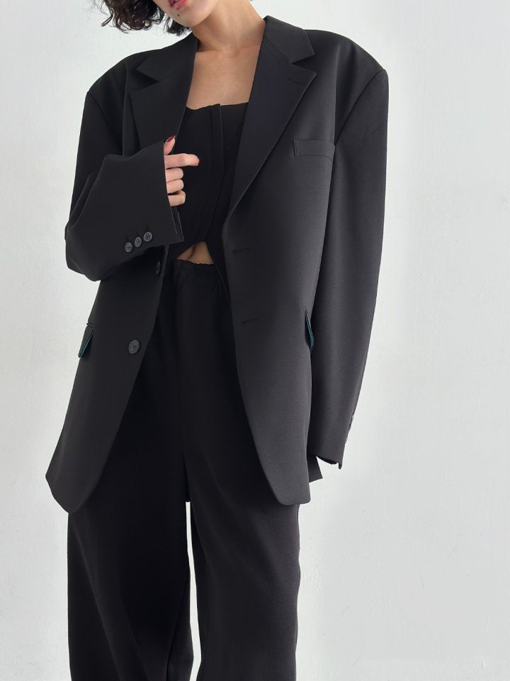 Nenz Loose-Fit Tailored Blazer
