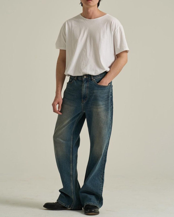 2401 Washed Denim Pants