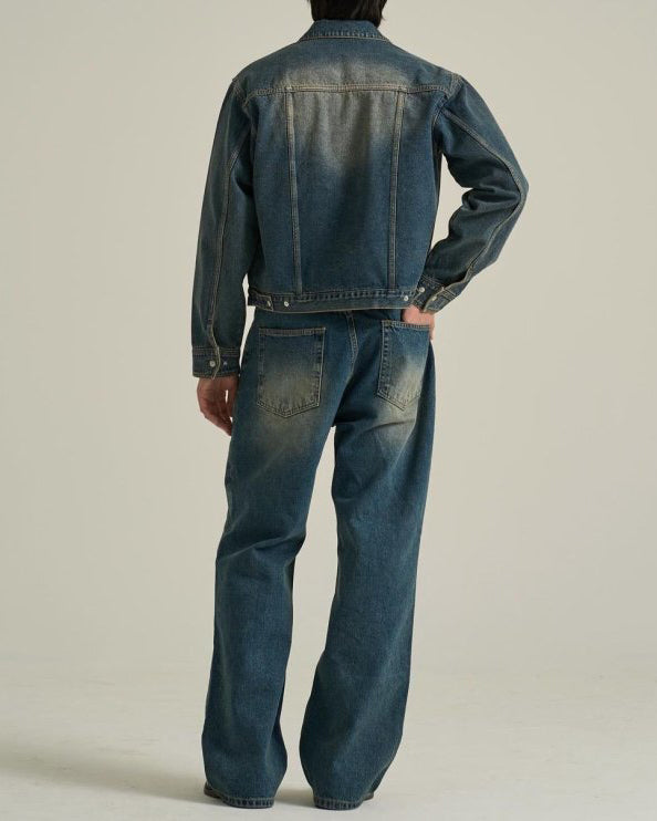 2401 Washed Denim Pants