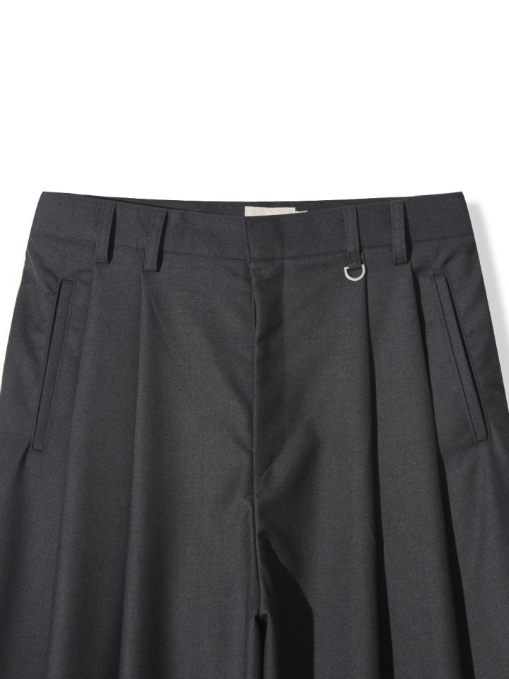 Two-Tuck Wide Slacks Pants