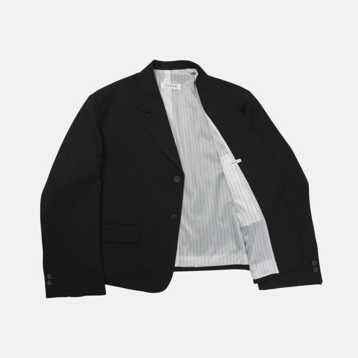 Pleat Cropped Jacket