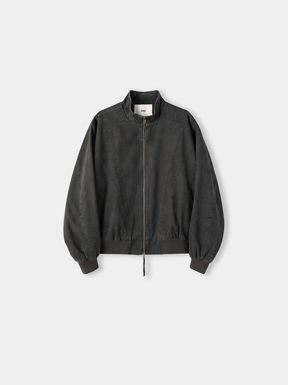 K Vintage Washed Cotton Denim Jacket 4