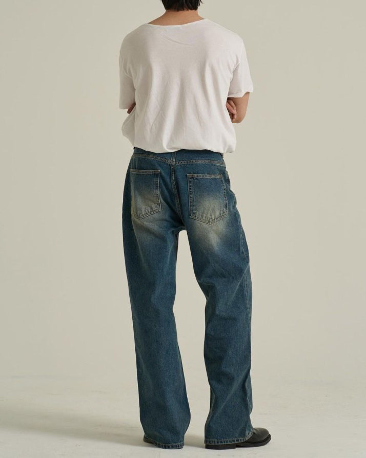 2401 Washed Denim Pants