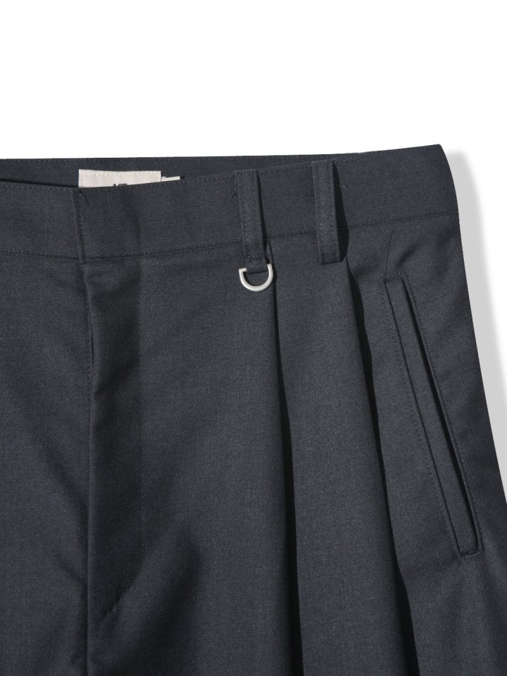 Two-Tuck Wide Slacks Pants