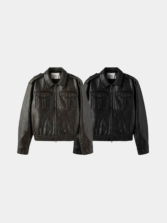 Fog Vintage Leather Jacket 1