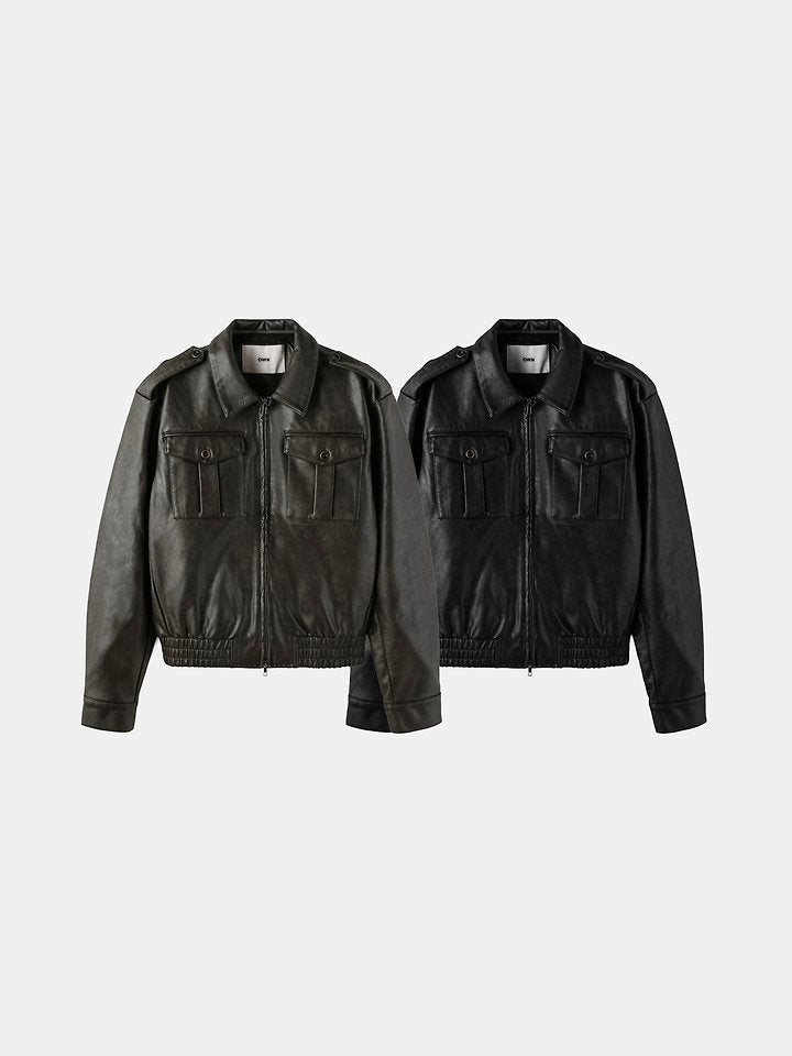 Fog Vintage Leather Jacket