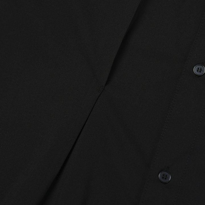 Bar-Tack Pleat Oversized Shirt